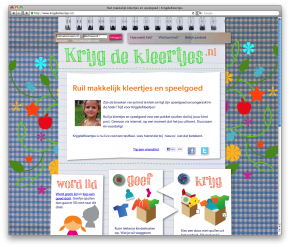 Krijg de kleertjes homepage